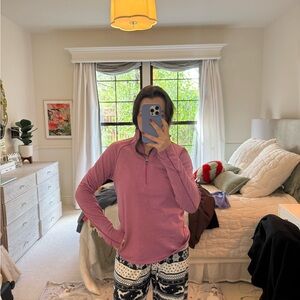 Cutter & Buck Pink Half-Zip Pullover